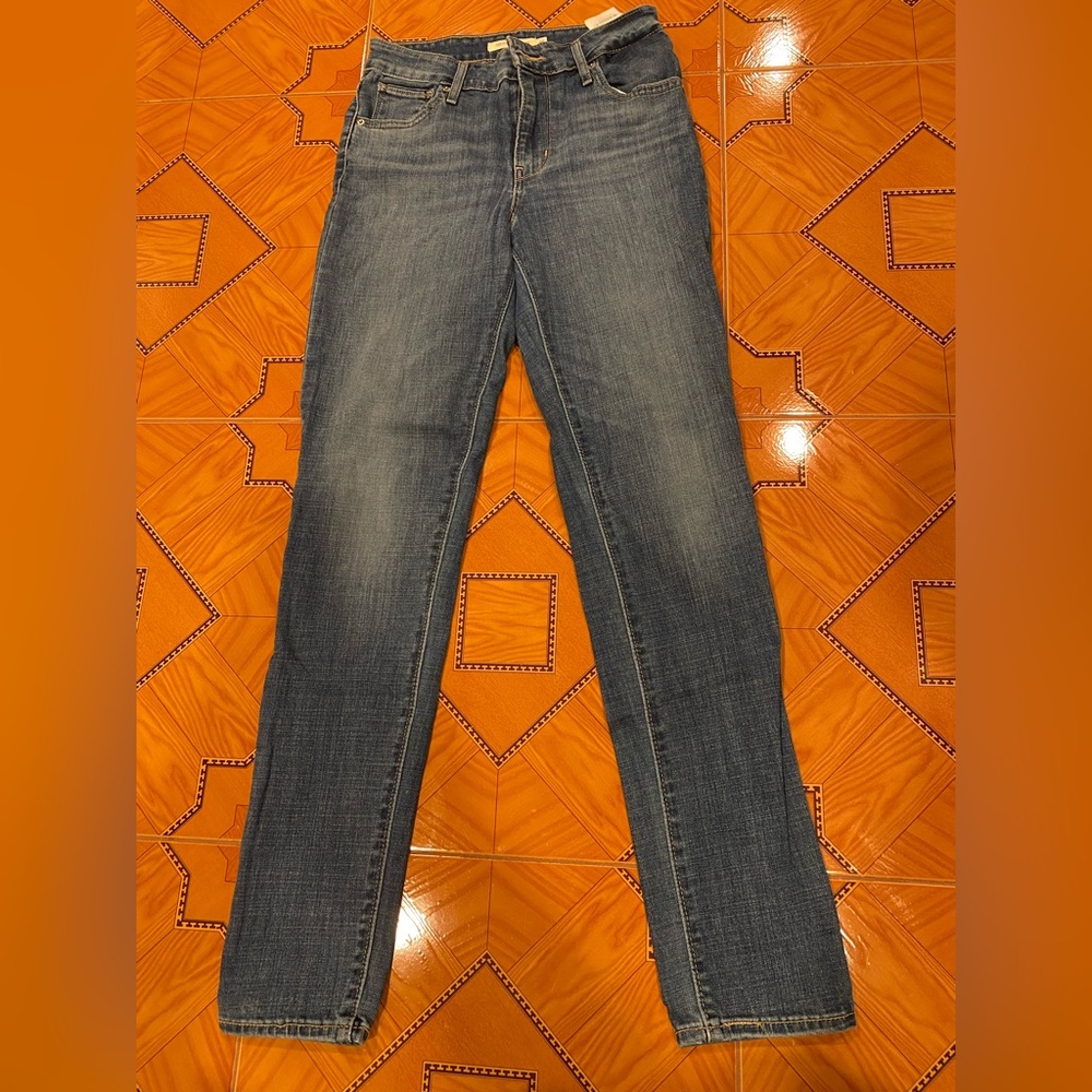Levi Strauss & Co. Women’s High-Rise Skinny Jeans – Blue, Size 26